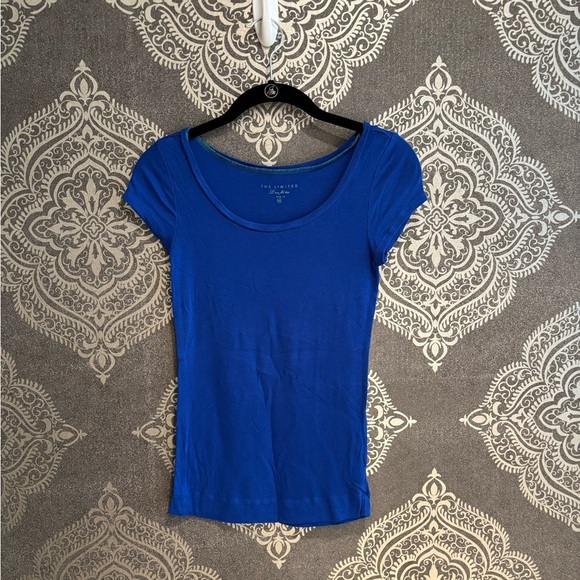 The Limited Tops - The Limited XS Blue T Shirt